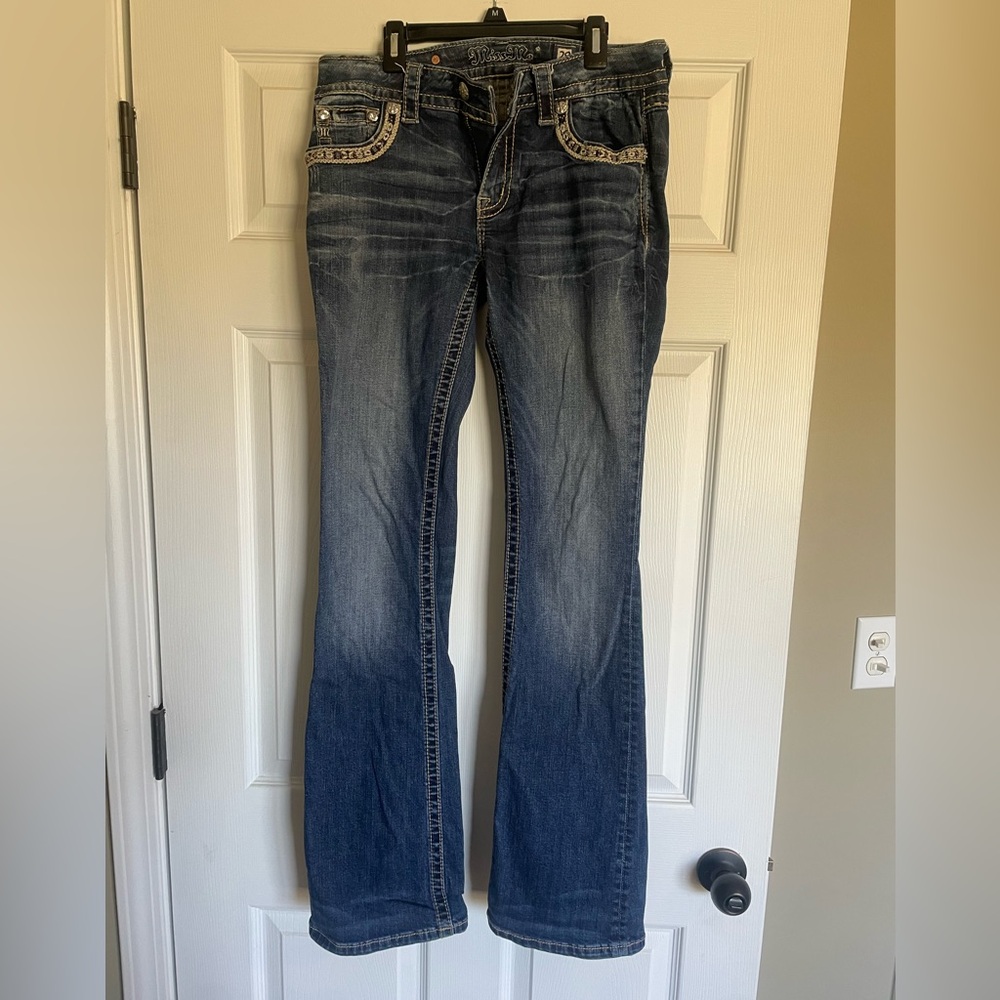 Miss Me Denim Jeans with Embroidery - Picture 6 of 6